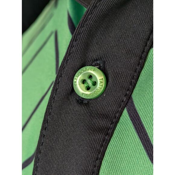 Tattoo Golf Mens L Polo Shirt Hazard Procool Fabric Stretch Performance Athletic - Picture 6 of 12